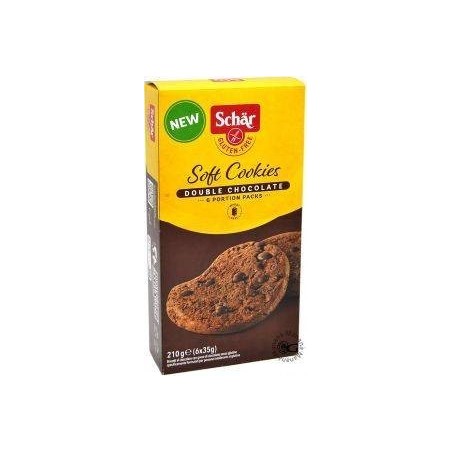 Schar soft cookie double chocolate 210 g