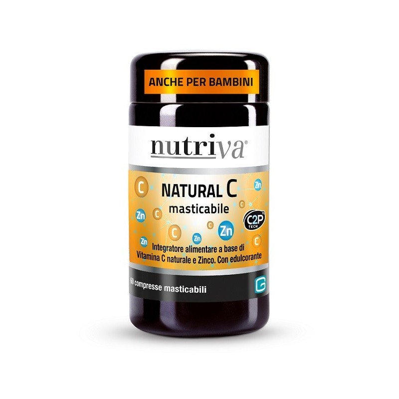 Nutriva natural c 60 compresse masticabili