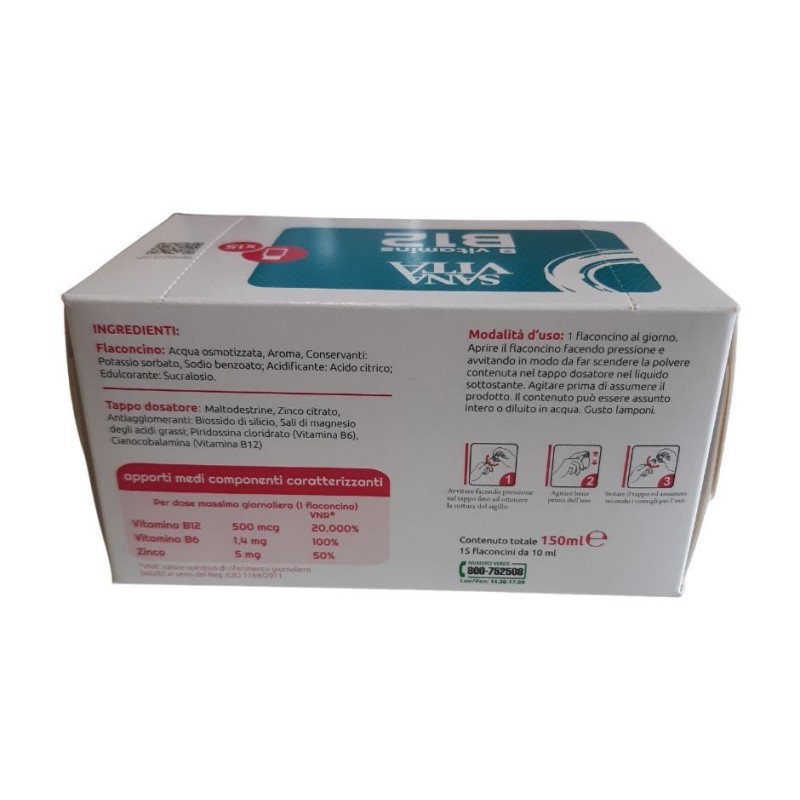 Sanavita b vitamins b12 15 flaconcini