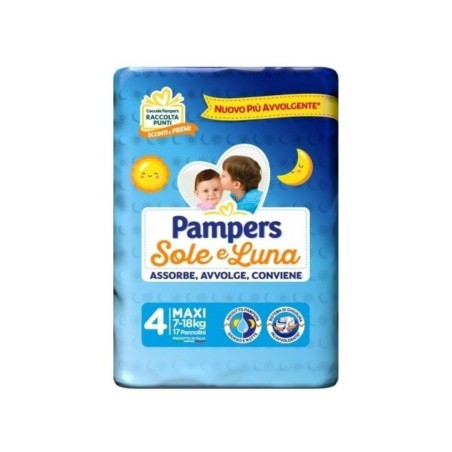 Pampers sole&luna maxi 17 pezzi