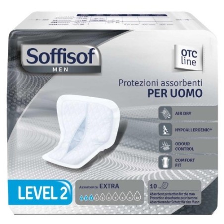 Pannolone per incontinenza sagomato soffisof men level 2 10pezzi