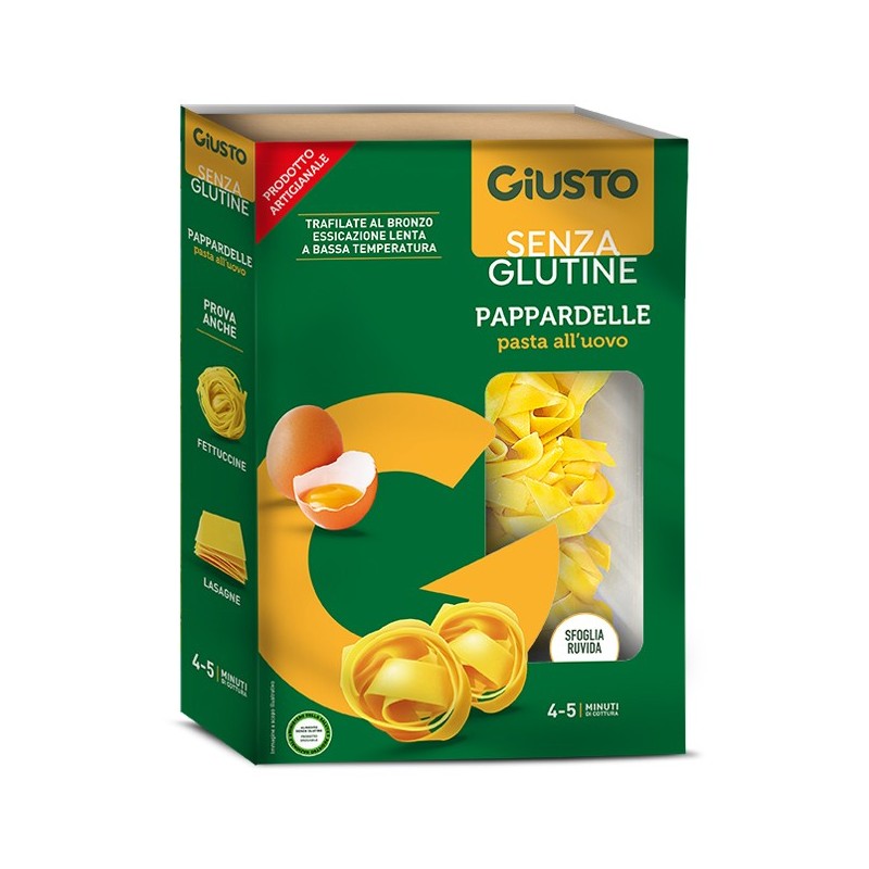 Giusto senza glutine pappardelle all'uovo 250 g Giusto senza glutine pappardelle all'uovo 250 g