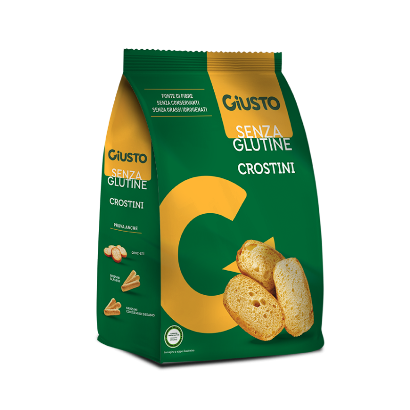 Giusto senza glutine crostini 200 g Giusto senza glutine crostini 200 g