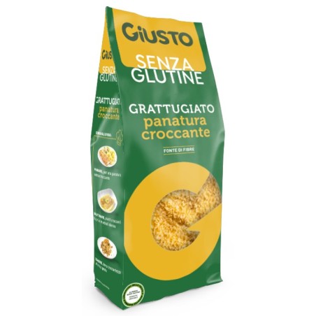 Giusto senza glutine grattugiato panatura croccante 200 g
