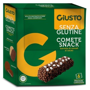 Giusto senza glutine comete snack 6 confezioni da 20 g