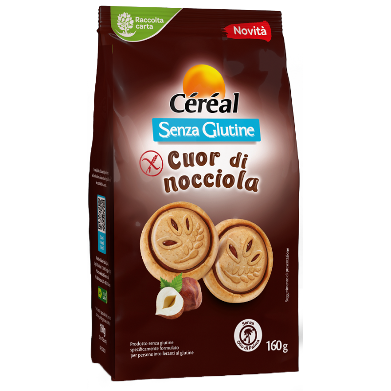 Cereal senza glutine cuor di nocciola 160 g