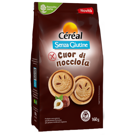 Cereal senza glutine cuor di nocciola 160 g