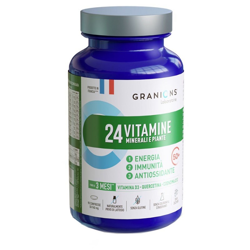 Granions 24 vitamine minerali e piante 90 compresse