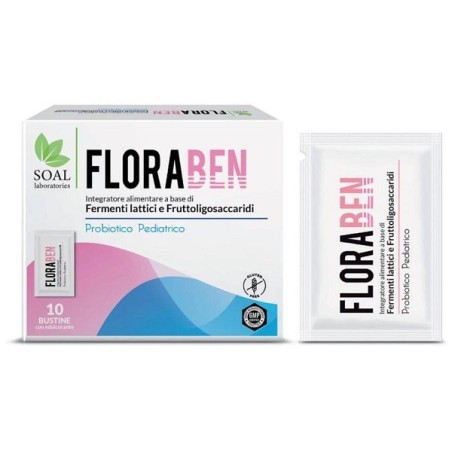 Floraben pediatrico 10 bustine Floraben pediatrico 10 bustine