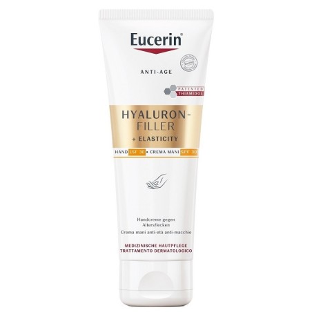 Eucerin hyaluron filler + elasticity crema mani anti macchie75 ml