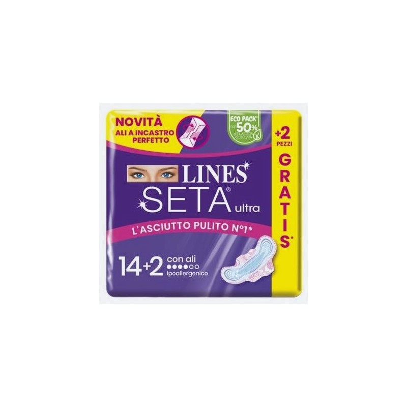 Lines seta ultra assorbenti ali cp 14+2 pezzi