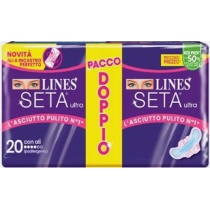 Lines seta ultra assorbenti ali vp 20 pezzi