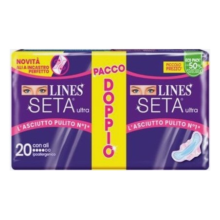 Lines seta ultra assorbenti ali vp 20 pezzi