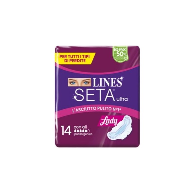Lines seta ultra assorbenti lady ali cp 14 pezzi