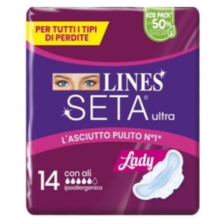 Lines seta ultra assorbenti lady ali cp 14 pezzi