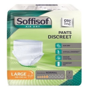 Pannolone soffisof air dry pants discreet large 7 pezzi