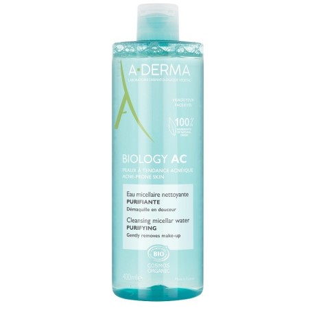 Aderma biology ac acqua micellare detergente purificante 400ml