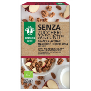 Probios granola senza zuccheri aggiunti avena e nocciola senza glutine 250 g