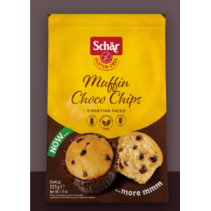Schar muffin choco chip 225 g