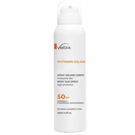 Vebix phytamin solare spray solare spf 50 125 ml