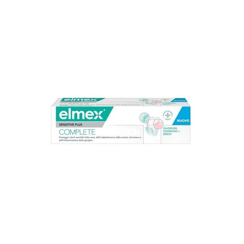 Elmex dentifricio sensitive plus complete 75 ml Elmex dentifricio sensitive plus complete 75 ml