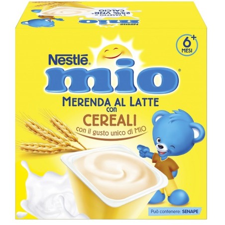 Mio merenda al latte cereali 4 pezzi da 100 g Mio merenda al latte cereali 4 pezzi da 100 g