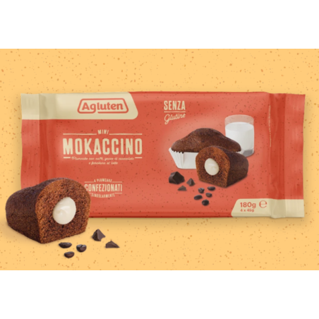 Agluten mini mokaccino 4 x 45 g Agluten mini mokaccino 4 x 45 g