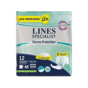 Pannolone mutandina lines specialist derm ap m 12 pezzi