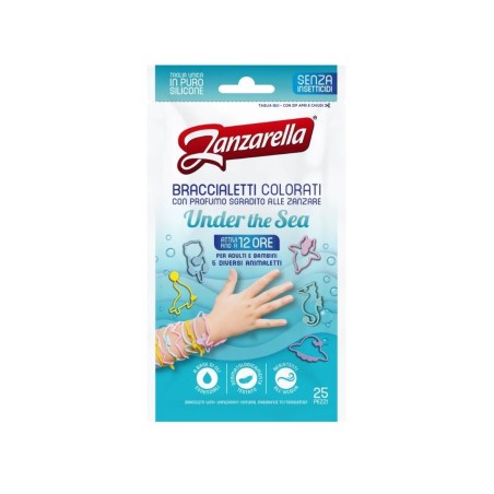 Zanzarella braccialetti under the sea 25 pezzi