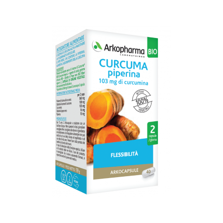 Arko capsule curcuma + piperina 40 capsule