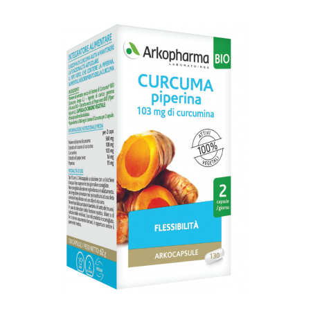 Arko capsule curcuma + piperina 130 capsule