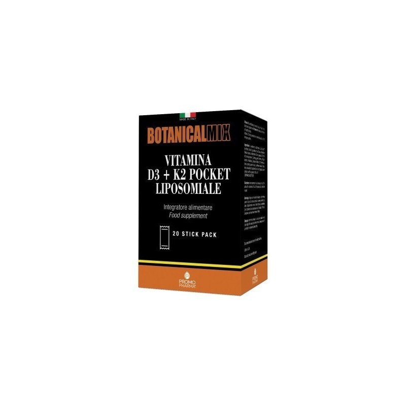 Vitamina d3+k2 liposomiale pocket 20 stick