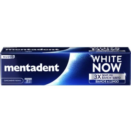 Mentadent dentifricio white now original 75 ml