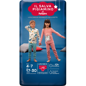 Pannolino pampers babycare salvapigiamino s/m 10 pezzi