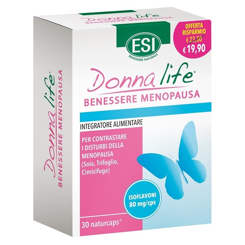 Esi donna life menopausa offerta 30 naturcaps