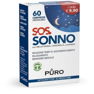 Puro sos sonno 60 compresse orosolubili