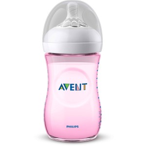 Avent biberon natural response da 260ml rosa tettarella flusso 3