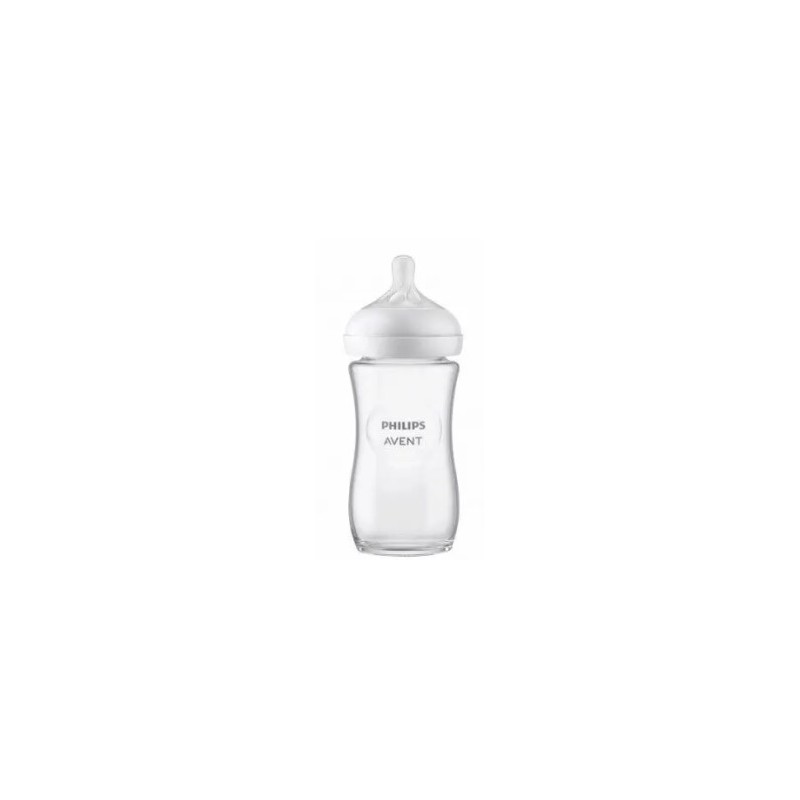 Avent biberon natural response in vetro da 240ml tettarellaflusso 3