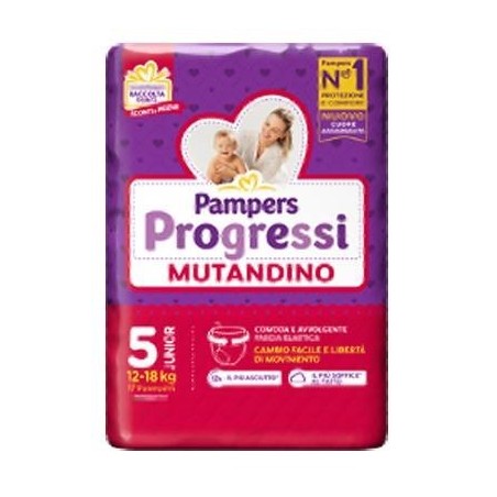 Pampers progressi mutandina junior 17 pezzi