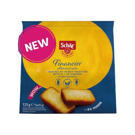 Schar financier merendina 5 pezzi da 25 g