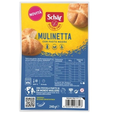 Schar mulinetta 4 pezzi da 60 g