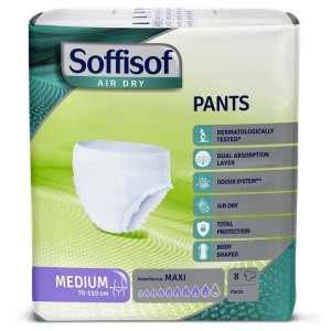 Pannolone soffisof air dry pants maxi medium 8 pezzi