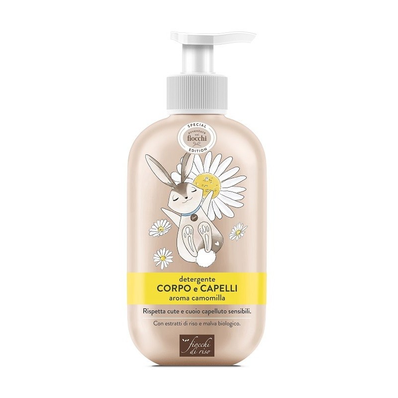 Fiocchi di riso detergente corpo capelli camomilla special 400 ml