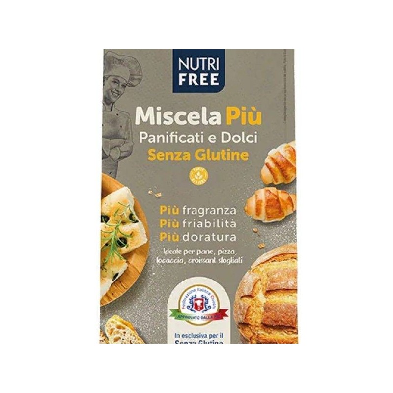 Nutrifree miscela piu' panificati e dolci 1 kg