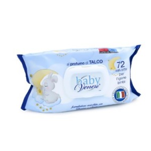 Dermacotone baby line salviettine crema di talco vera 72 pezzi