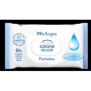 Dermacotone water salviettine 99% acqua 60 pezzi