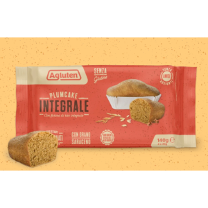 Agluten plumcake integrale 4 pezzi da 35 g
