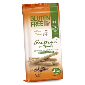 Il pane di anna grissini integrali senza latte 3 pezzi da 40g
