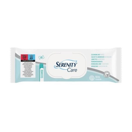 Serenity care salviette umidificate detergenti 63 pezzi
