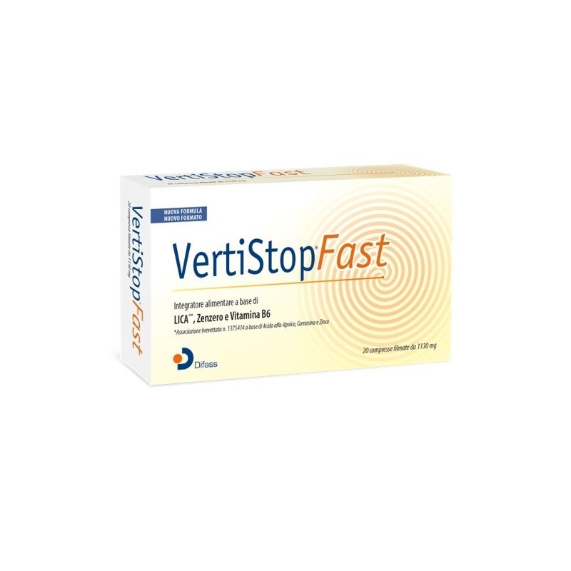 Vertistop fast 20 compresse